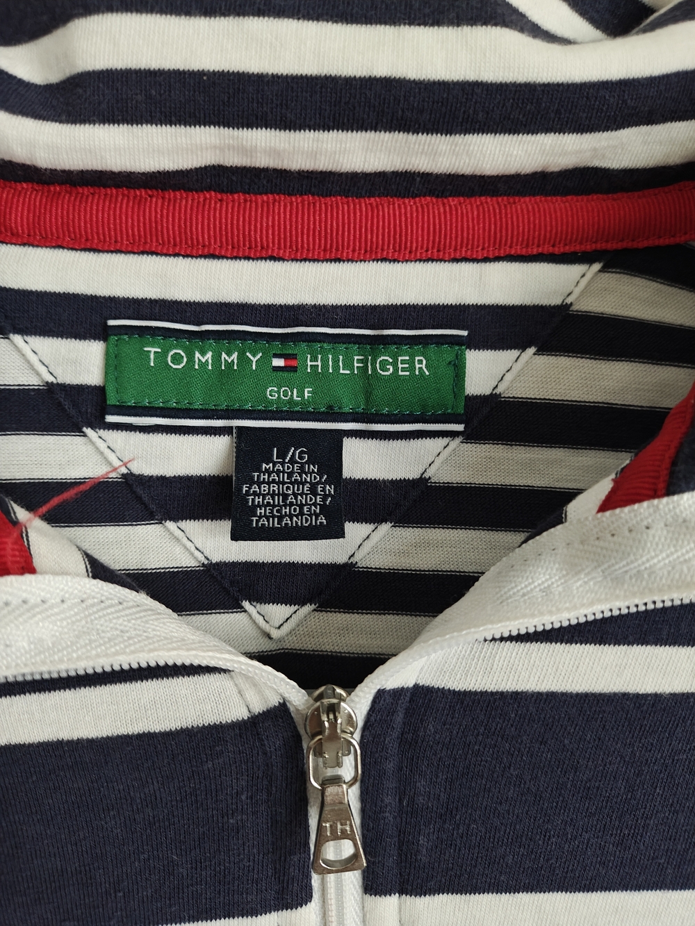 Tommy Hilfiger Y2K Golf Sweatshirt Size L As Is - Picture 3 of 10